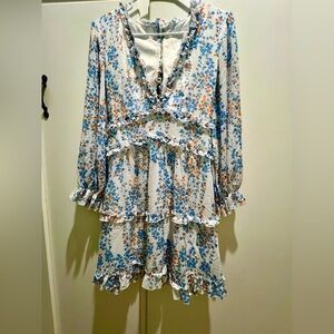 Floral Ruffle Dress size Small